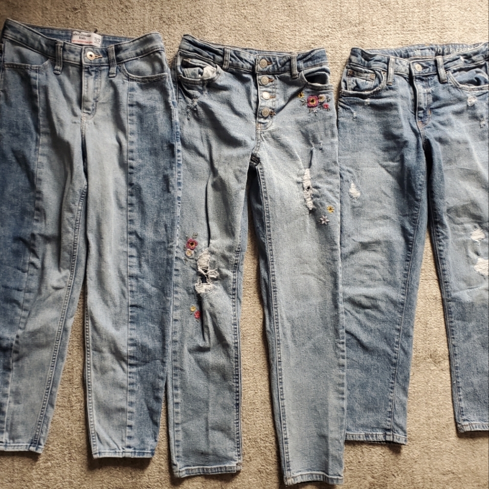 Girls jeans bundle size 10